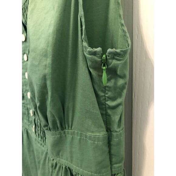 J Crew Green Sleeveless Blouse, Women’s 4 - Picture 4 of 5